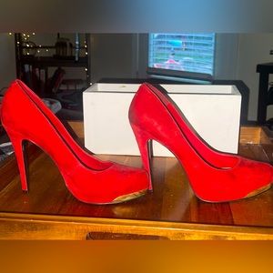 Red high heels